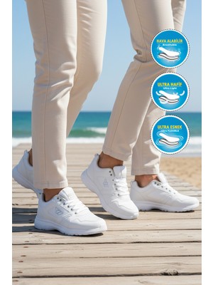 Walkway 020 G Beyaz Unisex Spor Ayakkabı