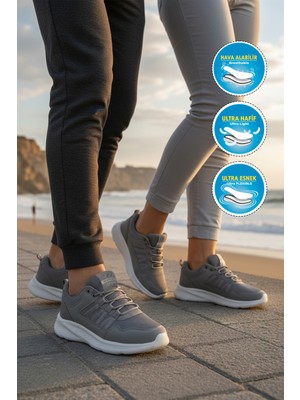 Walkway 2029 G Füme Unisex Spor Ayakkabı