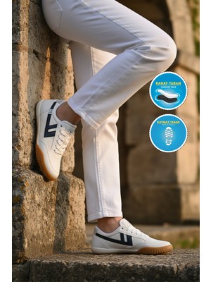 Walkway 2089 Antares M Beyaz-Lacivert Erkek Spor Ayakkabı