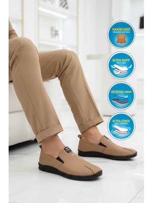 Ayakmod Premium 308 M Kum Nubuk Erkek Günlük Ayakkabı
