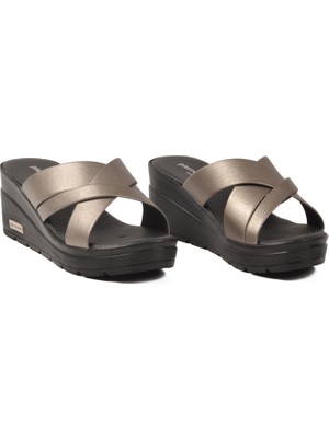 Pierre Cardin PC-7477 Z Platin Kadın Terlik