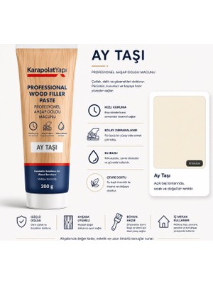 Karapolat Yapı Aytaşı Mobilya Ahşap Parke  Duvar Tamir Macunu Çok Amaçlı Macun