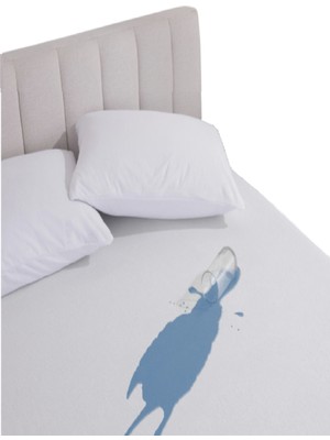 Evony Sıvı Geçirmez Micro Kumaş Yatak Koruyucu Alez Fitted 160X200+30 cm Alez Yatak Koruyucu