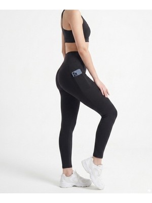 Emfure Cepli Kız Çocuk Slim Fit Dar Kalıp Spor Tayt