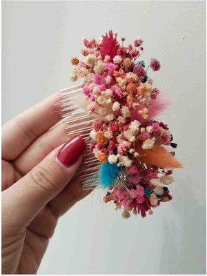 Handmade Rengarenk Tasarım Tarak Toka Parti Taçları Parti Malzemeleri