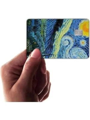 Die Grup Yüksek Kalite Van Gogh Kart Kaplama Sticker