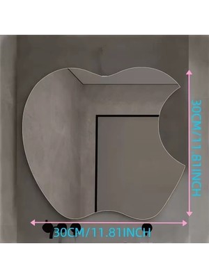 Twin Store Tasarım Kırılmayan Pleksi Duvar Aynası - 30X30 cm Dekoratif Ayna