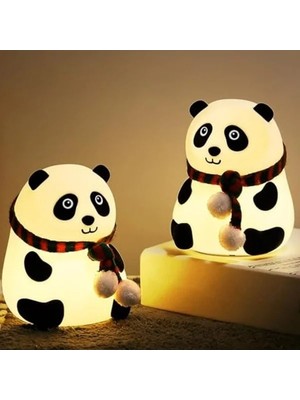 Die Grup Panda Tasarımlı Mini Gece Lambası, Ayarlanabilir Işık Derecesi ile Dekoratif Işık