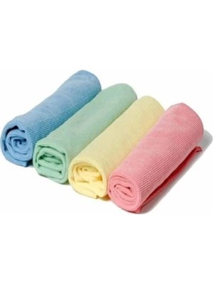 Die Grup 4'lü Mikrofiber Temizlik Bezi Seti - Çok Yönlü Kullanım