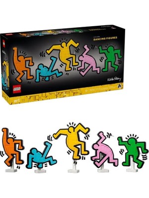 Die Grup 31216 LEGO Icons - Keith Haring – Dans Eden Figürler 1773 Parça +18 Yaş