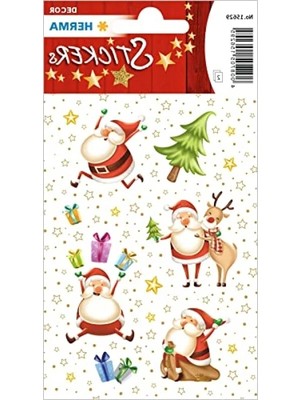 Die Grup Kendinden Yapışkanlı Noel Çıkartmaları - 30 Adet