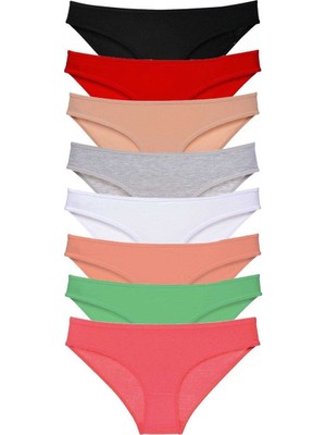 Die Grup 8 Adet Süper Eko Set Likralı Kadın Slip Külot Set 1