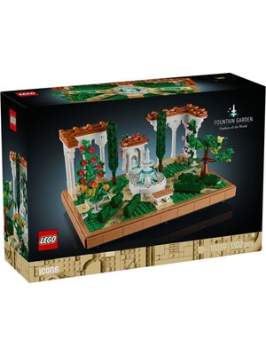 Die Grup 10359 LEGO Icons Çeşmeli Bahçe - Fountain Garden 1302 Parça +18 Yaş