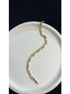 Liva Accessories Estelle - Altın Kaplama Helezon Bileklik
