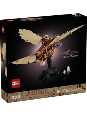 Die Grup 10363 LEGO Icons - Leonardo Da Vincinin Uçan Makinesi 493 Parça +18 Yaş