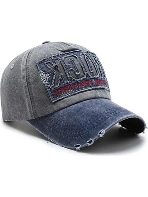 Die Grup Vintage Tasarımlı Metal Tokalı Unisex Trucker Şapka
