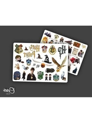 Die Grup Harry Potter Temalı Sticker - 54 Adet, 2-5 cm Arası