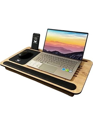 Die Grup Minderli Laptop Sehpası - Telefon ve Tablet Bölmeli