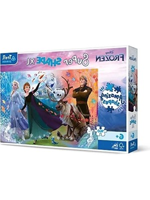 Die Grup Eğlenceli Frozen Temalı 160 Parça Yapboz - Büyük Parçalar