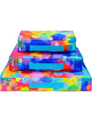 Pylones 3'lü Seyahat Çantası Seti - Travel Organizer - Palette