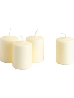 Die Grup Ikea Hemsjö 4lü Blok Mum Seti Ucuz Beyaz Natürel 8 cm Skimmer Için Pö