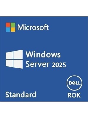 Dell Wındows Server 2025 Standart W2K25STD-ROK 634-CVFM