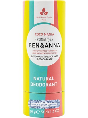 Ben Anna Vegan Coco Mania Doğal Deodorant 40G