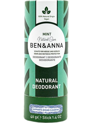 Ben Anna Vegan Mint Natural Deodorant 40G