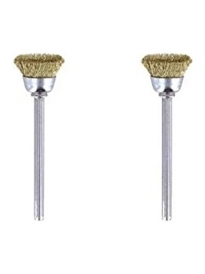 Die Grup Pirinç Fırça Seti, 13 Mm, 2'li, Altın, Bronz ve Bakır Temizleme Için