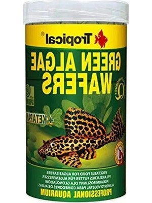 Die Grup 100GR Tropical Green Algae Wafers, Akvaryum Balıkları Için