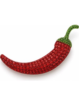 Felix Accessories Işıltılı Biber Broş