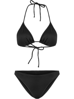 Mudo Kadın Siyah Üçgen Bikini Üstü