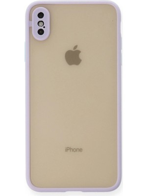 My Best Store Apple Iphone Xs Max Kılıf Montreal Silikon Kapak - Mor
