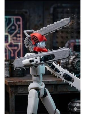 Modellio3D Dummy 13 – Chainsaw Man – 21 cm Hareketli Koleksiyon Figürü