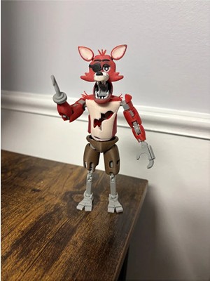 Modellio3D Foxy (Five Nights At Freddy's) Fnaf Figür – 20 cm (%25 Büyütülmüş)