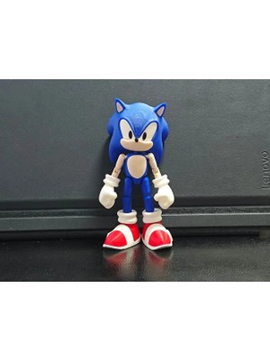 Modellio3D Sonic Eklemli Figür (3d Baskı, Boyasız – Tek Renk Baskı)