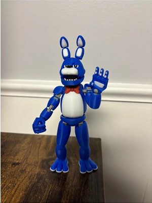 Modellio3D Bonnie (Five Nights At Freddy's) Fnaf – 15 cm | Eklemli Koleksiyon Figürü