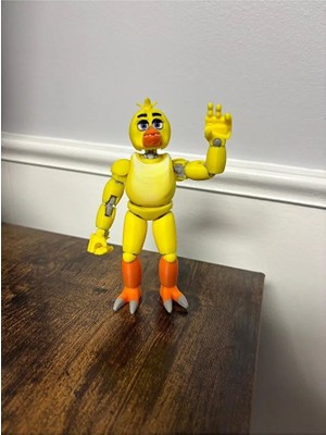 Modellio3D Chica (Five Nights At Freddy's) Fnaf – 15 cm | Eklemli Koleksiyon Figürü