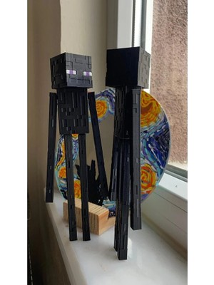 Home Enderman 3D Baskı Figürü