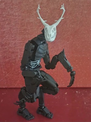 Modellio3D Wendigo Figür – 20 cm – Koleksiyonluk