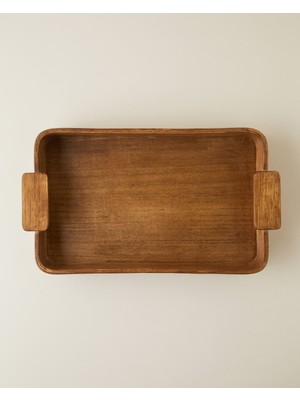 English Home Katie Mdf Dekoratif Tepsi 45x7 cm Kahverengi