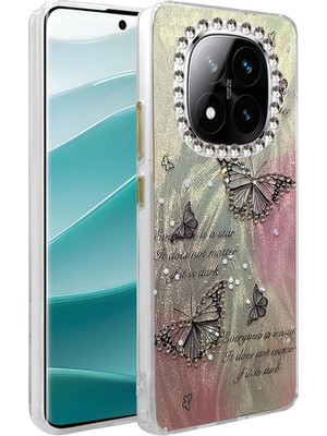 My Best Store Xiaomi Redmi Note 14 Pro 4g Kılıf Blade Aynalı Desenli Kapak - Desen 6