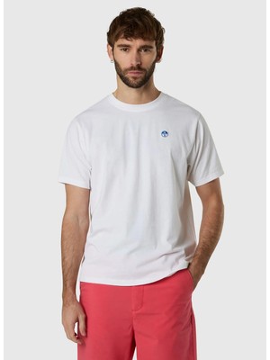 North Sails Beyaz Erkek T-Shirt NS0000692990