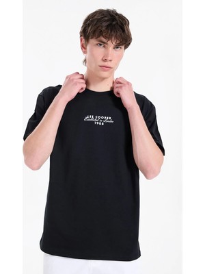 Lee Cooper Siyah Erkek Loose Fit T-Shirt 262 Lcm 242019 Ulrıc Siyah