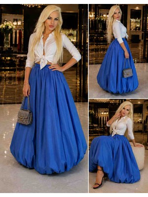 Lavin’s Luxury 💙royal Hacim Etek / Blue Muse Balon Etek / Majestic Volume Etek