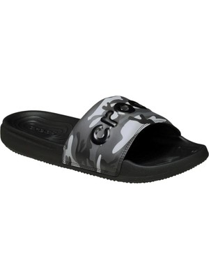 Crocs Siyah Erkek Plaj Terliği Crocsalldaycamouflageslidem