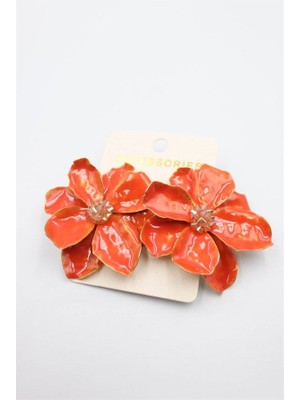 Ata Store Çiçek Küpe - Nar Çiçeği