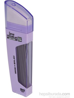 Serve Lavanta Renkli 0.7 mm Kalem Uçları ve Silgi 80 Adet Min & Silgi Ürün Seti