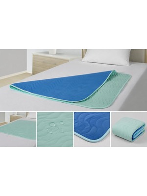 Ata Exclusive Fabrics 5 Katlı Yıkanabilir,emici,sıvı Geçirmez,hasta Altı Pedi 85X90 cm