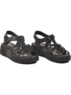 Pierre Cardin PC-54787 Z Siyah Kadın Sandalet